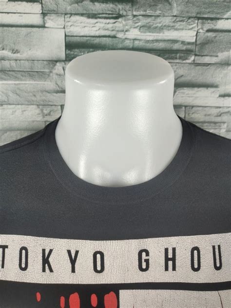 Tokyo Ghoul Ken Kaneki Split Face Black Shirt Men S Fashion Tops