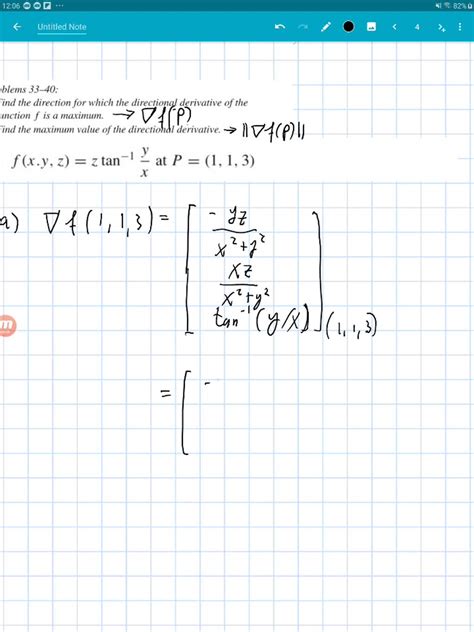 Solved A Find The Direction For Which The Directional Derivative Of