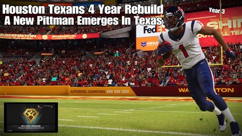 Houston Texans 4 Year Fantasy Rebuild Madden 22 A New Pittman Emerges