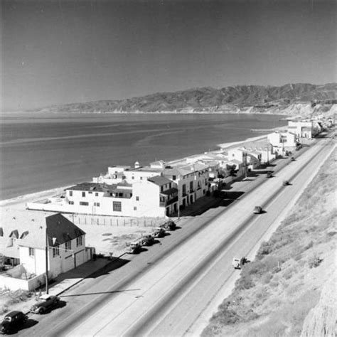 Pacific Coast Highway Santa Monica In 1938