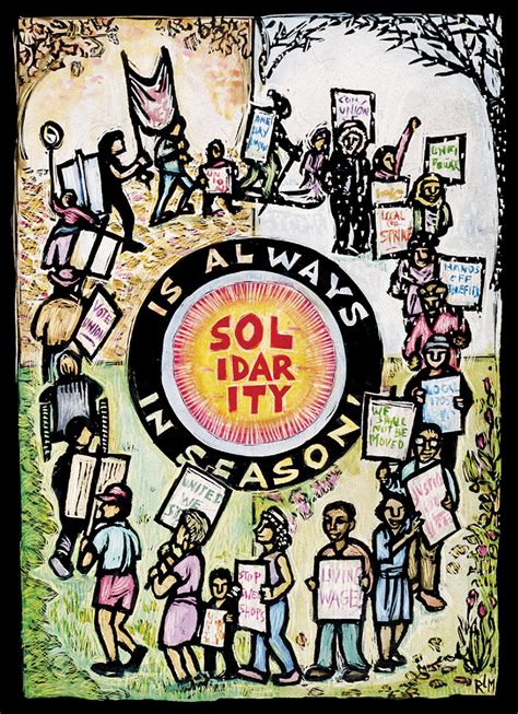 Solidarity Is Always In Season By Ricardo Levins Morales