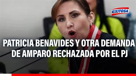 🔴🔵patricia Benavides Pj Declaró Improcedente Otro Amparo Para Anular