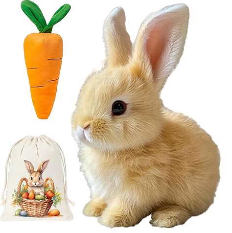 Amazon.com: Nubudoz Bunny Realistic Bunny Toy, Bunny - My Realistic