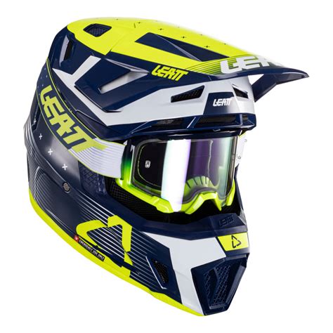 Leatt Helmet Kit Moto V Blue Tracktion Motorcycles