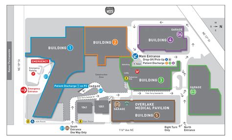 Campus Map & Parking | Overlake Medical Center & Clinics