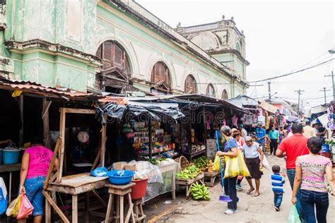 GRANADA NICARAGUA APRIL 28 2016 Aerial View Of A Street In Granada