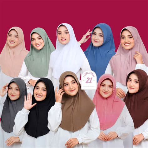 Jual Zs Hijab Bergo Hamidah Size M Jilbab Sport Menutup Dada