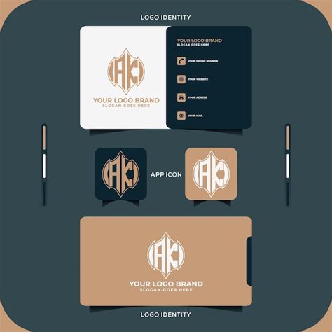 Premium Vector Abstract Letter Logo Icon Ak Monogram Circle Shape