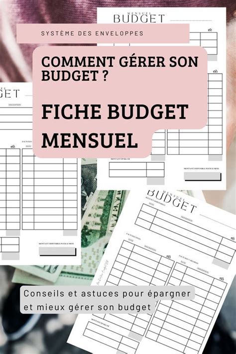 Voici Une Fiche Pour Ton Budget Mensuel Tu Vas Pouvoir Suivre Tes Dépenses Et Faire Des