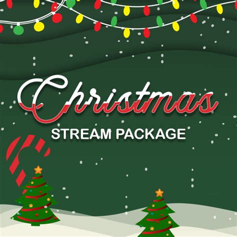 Free Christmas Twitch Overlay Package Hexeum