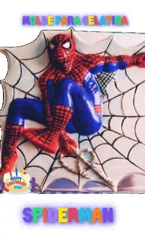 Molde Para Gelatina Spider Man