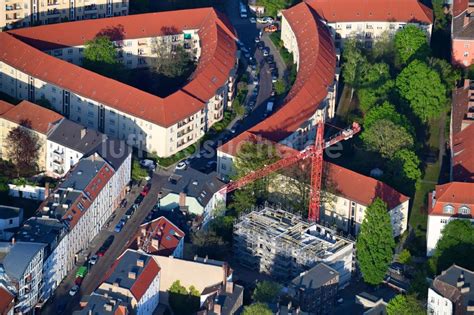 Berlin Aus Der Vogelperspektive Baustelle Zum Neubau Einer