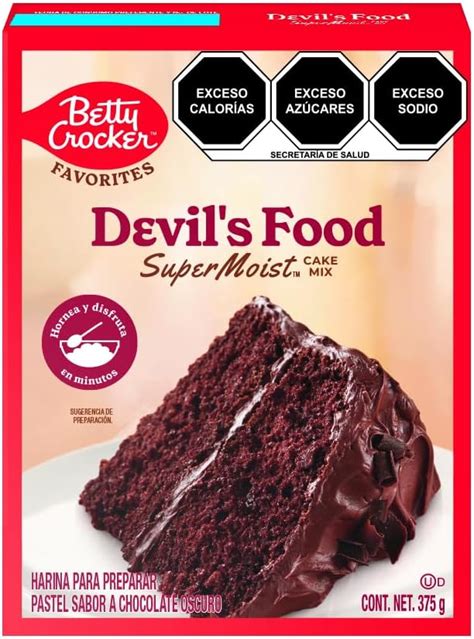 Betty Crocker Harina Para Pastel Sabor Chocolate 375 G Amazon Mx