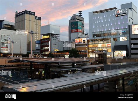 Sendai City Miyagi Prefecture Japan July 2022 Summer Dusk Around