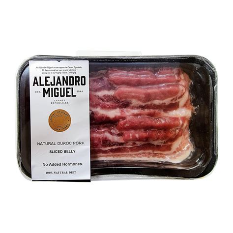 ALEJANDRO MIGUEL Natural Duroc Pork Sliced Belly Frozen Lazada