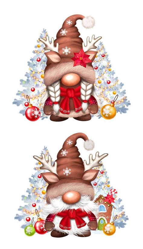 Pin On Gnomes Christmas Stickers Christmas Gnome Christmas Prints