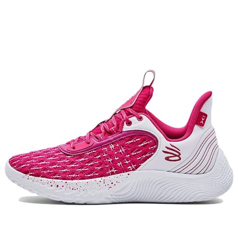 Under Armour Curry 9 Team White Tropic Pink 3025631 600
