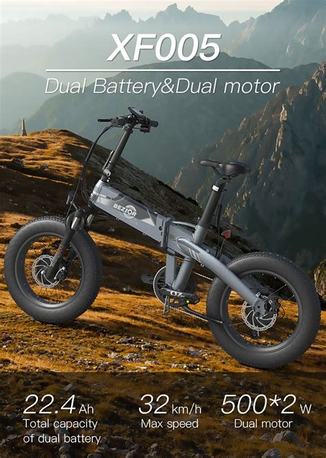 Bezior Xf Electric Bike V W Dual Motors Km H Dual Batteries