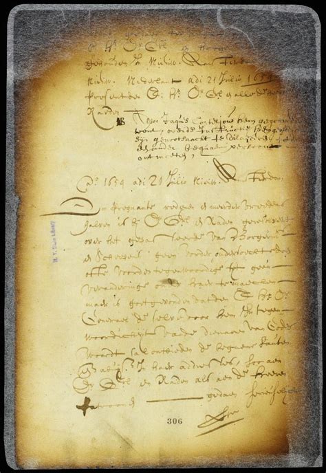 Document Resolution To Summon The Burgomasters And Schepens Before The