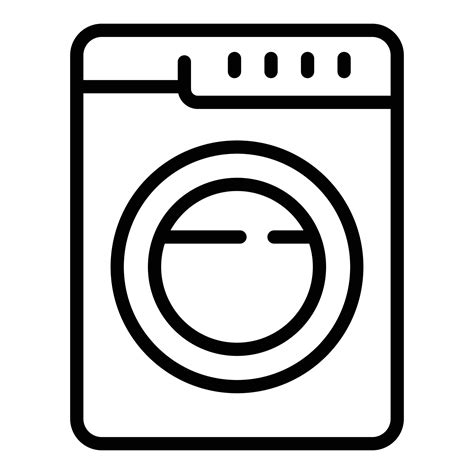 Wash Machine Icon Outline Vector Iron Board Vector Art At