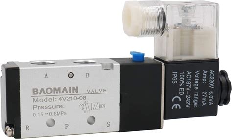 Amazon Baomain Pneumatic Air Control Solenoid Valve V V