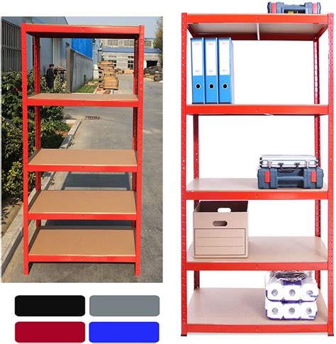 Autofu Heavy Duty Metal Shelving Units H X W X D Cm Storage