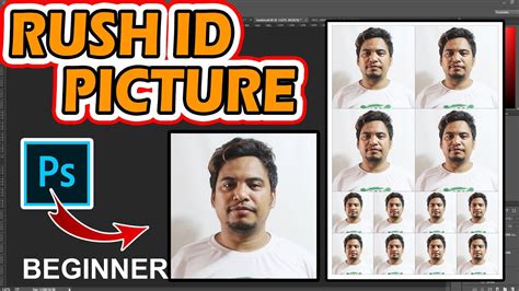 Rush Id Picture Basic Layout Part Youtube