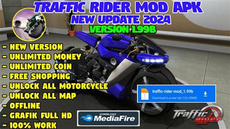 Update Traffic Rider Mod Apk Terbaru 2024 Version 1 99b Unlimited Money