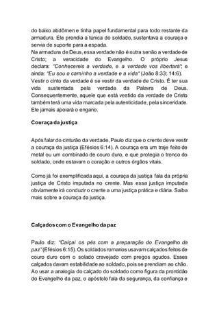 Armaduras De Deus Estudo Pdf