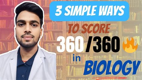 Best Way To Score 360 In Biology ️ Roadmap To Neet 2025 Neet Neet2025 Youtube