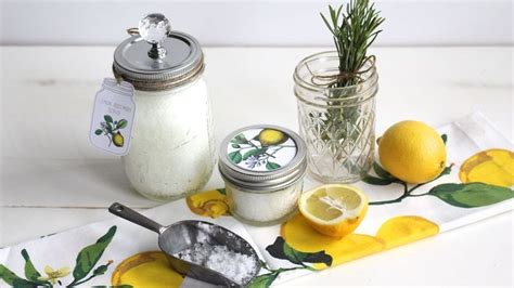 Make Your Own Lemon Rosemary Scrub With Just 4 Ingredients Seattle Refined