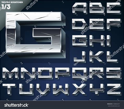 37405 3d Metalic Vector Letter Images Stock Photos And Vectors