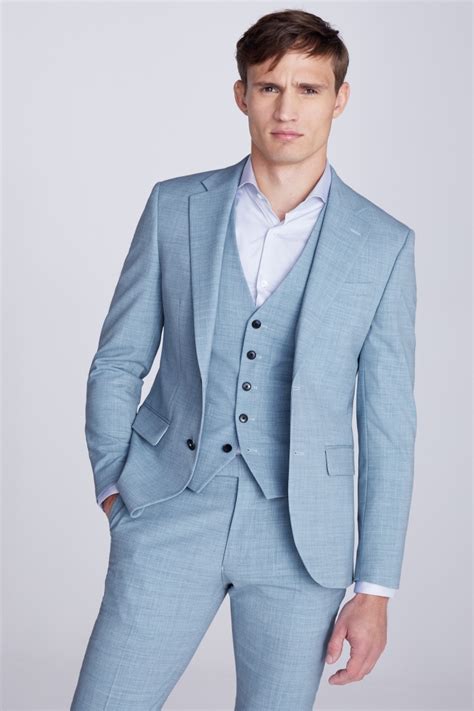 Dkny Slim Fit Light Blue Jacket Buy Online At Moss