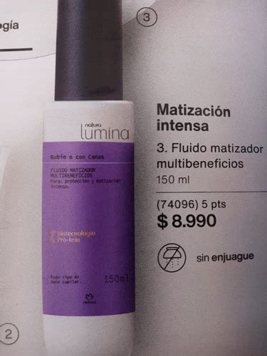 Fluido Matizador Multibeneficios Ml Lumina Natura Cuotas Sin Inter S