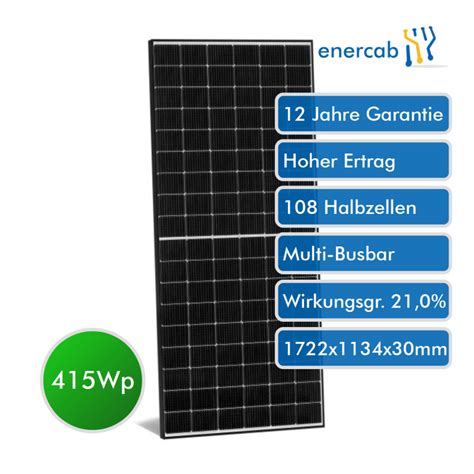 Balkonmodul 1500W 4x JA Solar JAM54S30 415 MR 415 Wp BFR