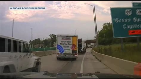 Dramatic Dashcam Video Shows Police Chasing U Haul Truck On Interstate