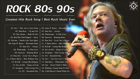 Top Best Rock Playlist Top 20 Rock Songs 80s And 90s