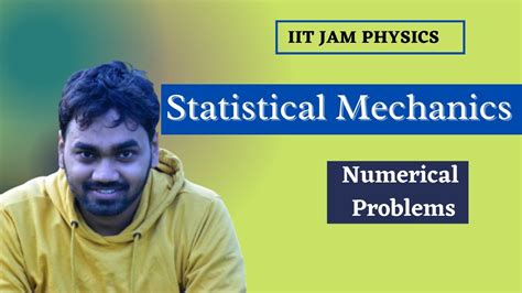 Statistical Mechanics Numerical Problems IIT JAM YouTube