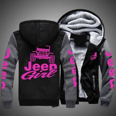 Black And Pink Jeep Girl Fleece Hoodie All Over Print Fleece Hoodie S 5xl