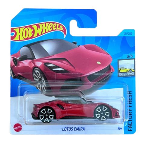Машинка Hot Wheels металлическая в МИНИ упаковке масштаб 1 64 LOTUS EMIRA Красный купить на