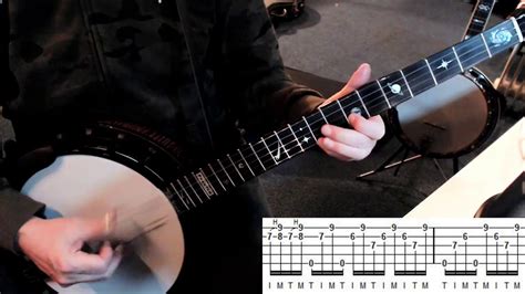 Bluegrass Banjo Licks Up The Neck Move G Bm G7 To C Youtube