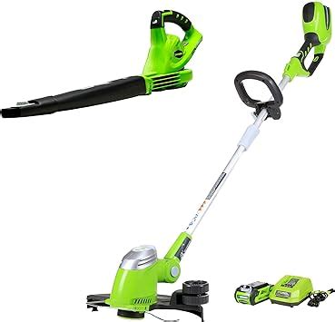 Amazon Greenworks V Cordless String Trimmer Edger Blower