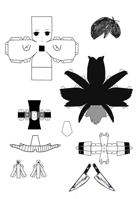 Omori Papercraft Disegni