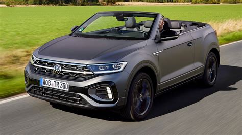 Vw T Roc Cabriolets New Edition Grey Adds Matt Grey Paint And A Dash