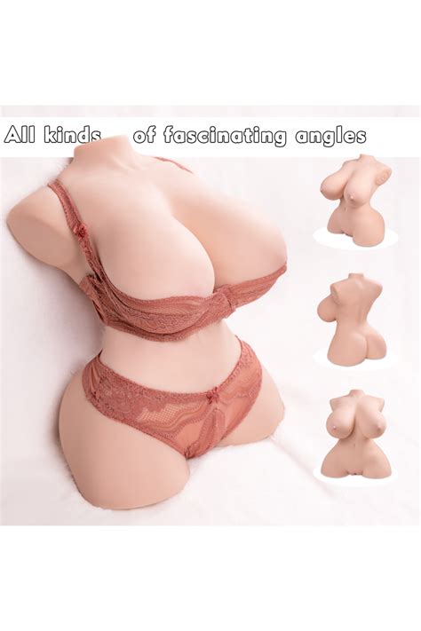 Tiny Automatic Sucking Vibrating Sex Torso 8 5KG Fully Real Love Dolls