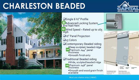 Mastic Charleston Beaded Siding Capital Remodeling