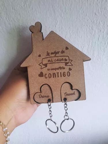 Portallaves Casa Para Parejas Enamorados Personalizado Mercadolibre