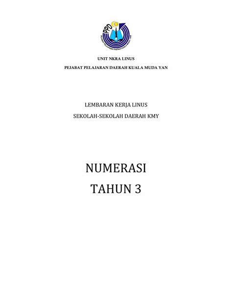 Pdf Set Numerasi Tahun Sjkc Dokumen Tips