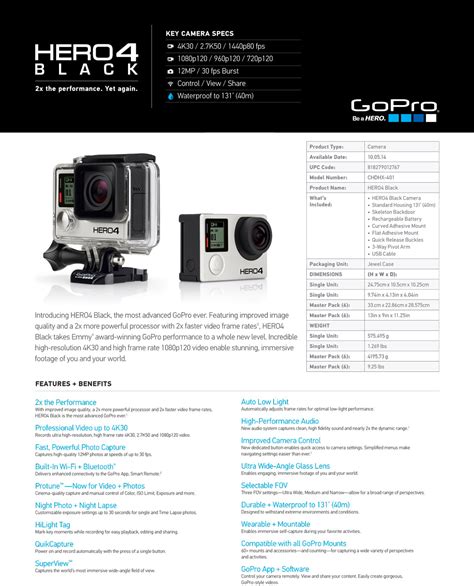 New Gopro Hero4 Black Edition Instore Now Star Surf Skate