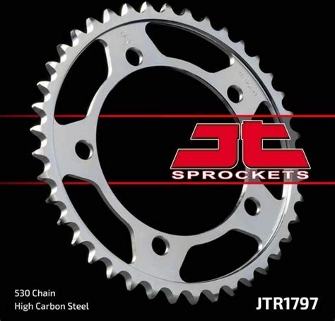 Części motocyklowe Jt Sprockets Zębatka Tylna Stalowa R1797 41 41Z